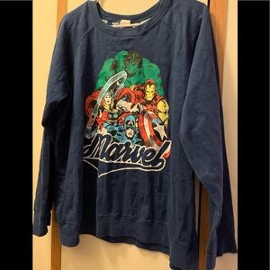 Marvel reversible sweatshirt size 3x